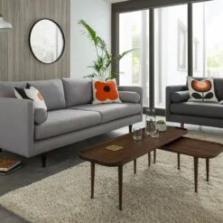 Orla Kiely Mimosa Large Velvet Sofa