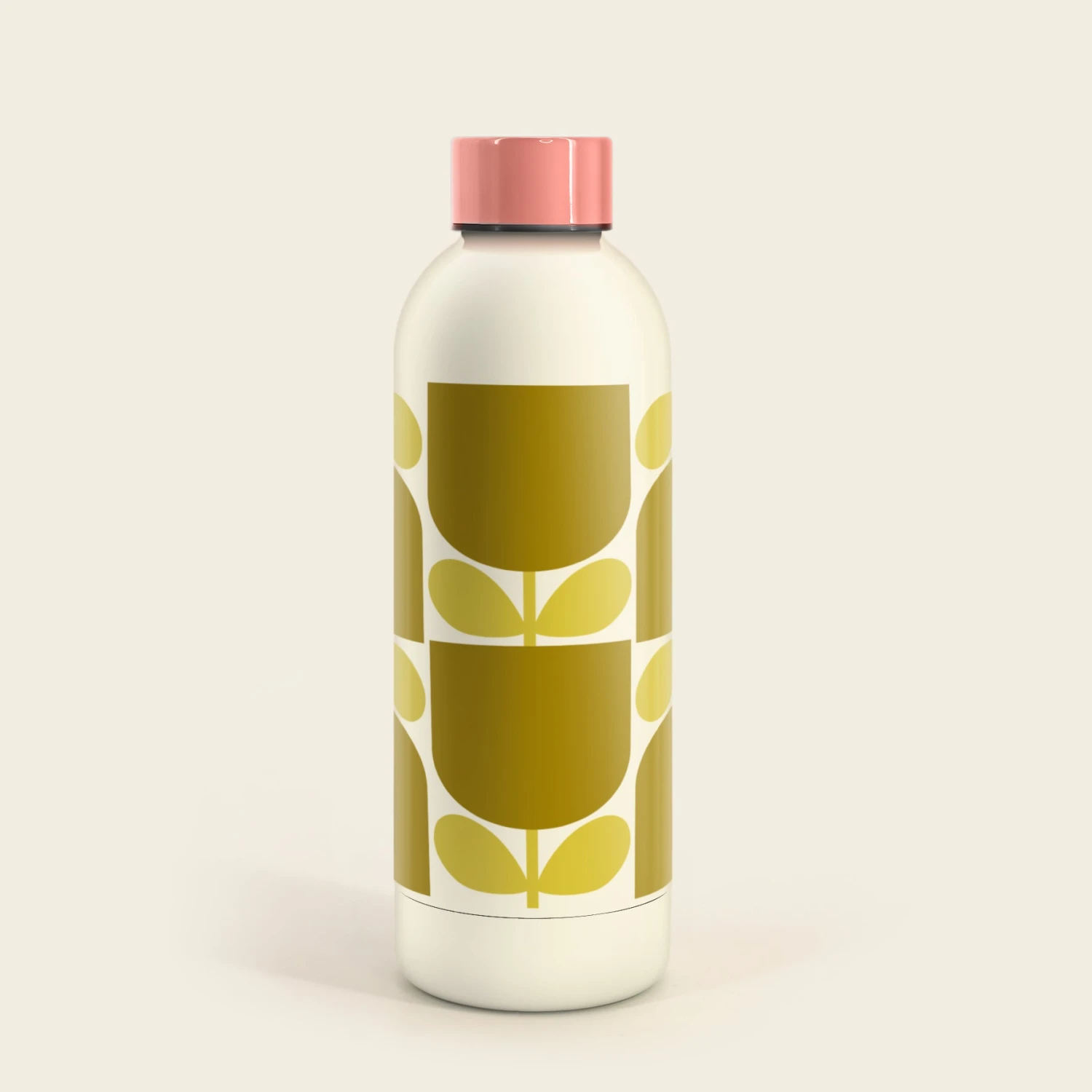 Stainless Steel Water Bottle - Block Flower 1 Stainless Steel Water Bottle - Block Flower