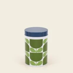 Nesting Canister Tins - Set Of 3 Block Flower -Home Furnishing Store 148413 OK nesting cannister tins set of 3 block flower 4 side view