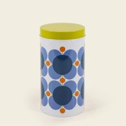 Nesting Canister Tins - Set Of 3 Atomic Flower Multi -Home Furnishing Store 148444 OK nesting cannister tins set of 3 atomic flower 3 side view