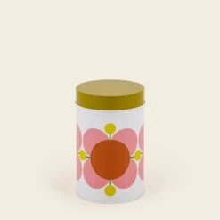 Nesting Canister Tins - Set Of 3 Atomic Flower Multi -Home Furnishing Store 148444 OK nesting cannister tins set of 3 atomic flower 4 side view