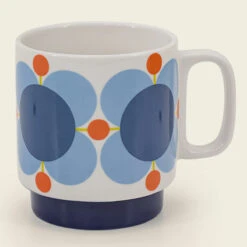 Orla Kiely Atomic Flower Set Of 6 Stacking Mugs 17 Orla Kiely Atomic Flower Set Of 6 Stacking Mugs -Home Furnishing Store 149199 orla kiely atomic flower set of 6 stacking mugs cream7