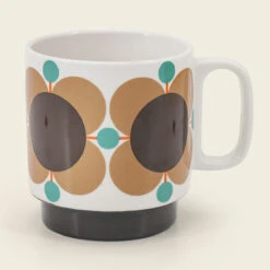 Orla Kiely Atomic Flower Jewel/Latte Set Of 2 Mugs 6 Orla Kiely Atomic Flower Jewel/Latte Set Of 2 Mugs -Home Furnishing Store 149212 orla kiely atomic flower jewellatte set of 2 mugs 2 2