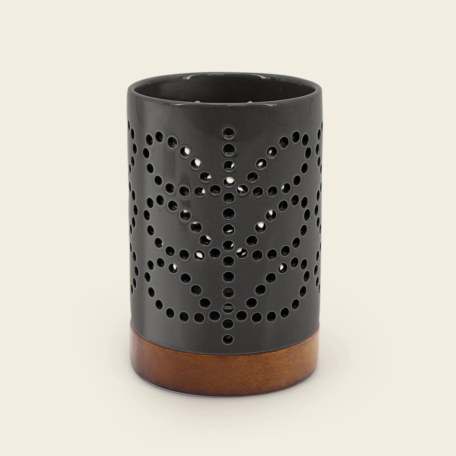 Ceramic Candle Holder - Slate 1 Ceramic Candle Holder - Slate