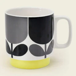 Orla Kiely Block Flower Set Of 6 Stacking Mugs 14 Orla Kiely Block Flower Set Of 6 Stacking Mugs -Home Furnishing Store 149786 orla kiely block flower set of 6 stacking mugs cream4