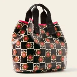 Carryall Large Tote - Flower Pot Chestnut 7 Carryall Large Tote - Flower Pot Chestnut -Home Furnishing Store 24SEFLP204 2130CarryallLargeTote FlowerPotChestnut3