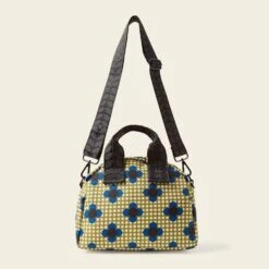 Radial Handbag - Flower Polka Dot Olive 8 Radial Handbag - Flower Polka Dot Olive -Home Furnishing Store 24SEFPD763 3130RadialHandbag FlowerPolkaDotOlive3