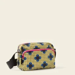 Angle Camera Bag - Flower Polka Dot Olive -Home Furnishing Store 24SEFPD764 3130AngleCameraBag FlowerPolkaDotOlive2
