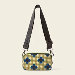 Tripod Crossbody - Flower Polka Dot Olive -Home Furnishing Store 24SEFPD783 3130TripodCrossbody FlowerPolkaDotOlive3