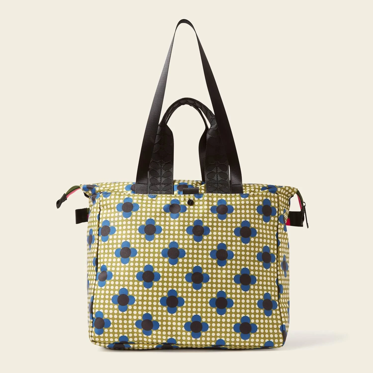 Axis Tote - Flower Polka Dot Olive 4 Axis Tote - Flower Polka Dot Olive - Image 4