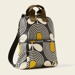 Bestie Backpack - Giant Striped Tulip Noir -Home Furnishing Store 24SEGST138 0140BestieBackpack GiantStripedTulipNoir2