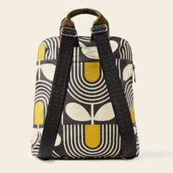 Bestie Backpack - Giant Striped Tulip Noir -Home Furnishing Store 24SEGST138 0140BestieBackpack GiantStripedTulipNoir3