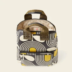 Bestie Backpack - Giant Striped Tulip Noir -Home Furnishing Store 24SEGST138 0140BestieBackpack GiantStripedTulipNoir4