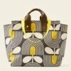 All In Tote - Giant Striped Tulip Noir