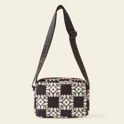 Angle Camera Bag - Lattice Flower Tile Onyx -Home Furnishing Store 24SELFT764 0012 AngleCameraBag LatticeFlowerTileOnyx3