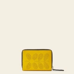 Celia Medium Wallet - Daffodil Punched Flower -Home Furnishing Store 24SELLE824 7070CeliaMediumWallet DaffodilPunchedFlower3