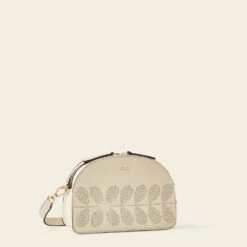 Babaluna Crossbody - Cream Punched Flower -Home Furnishing Store 24SELLE878 1990 BabalunaCrossbody CreamPunchedFlower2