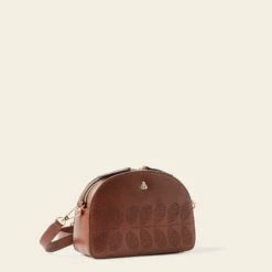 Babaluna Crossbody - Tan Punched Flower -Home Furnishing Store 24SELLE878 2170 BabalunaCrossbody TanPunchedFlower2