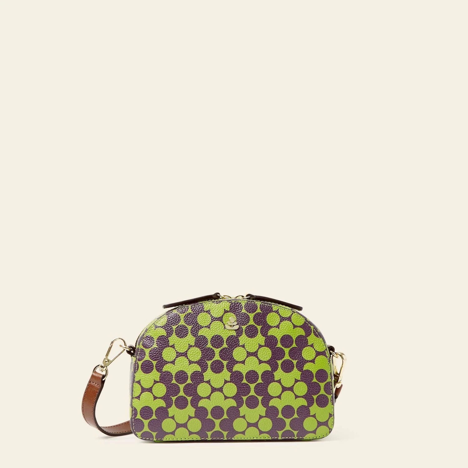 Babaluna Crossbody - Purple Puzzle Flower 1 Babaluna Crossbody - Purple Puzzle Flower