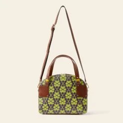 Luna Bowling Bag - Purple Puzzle Flower -Home Furnishing Store 24SELLE889 5010LunaBowlingBag PurplePuzzleFlower3