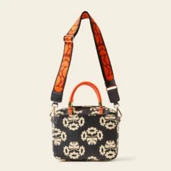 Block Medium Handbag - Posey Flower Midnight -Home Furnishing Store 24SEPOF838 4100BlockMediumHandbag PoseyPowerMidnight3