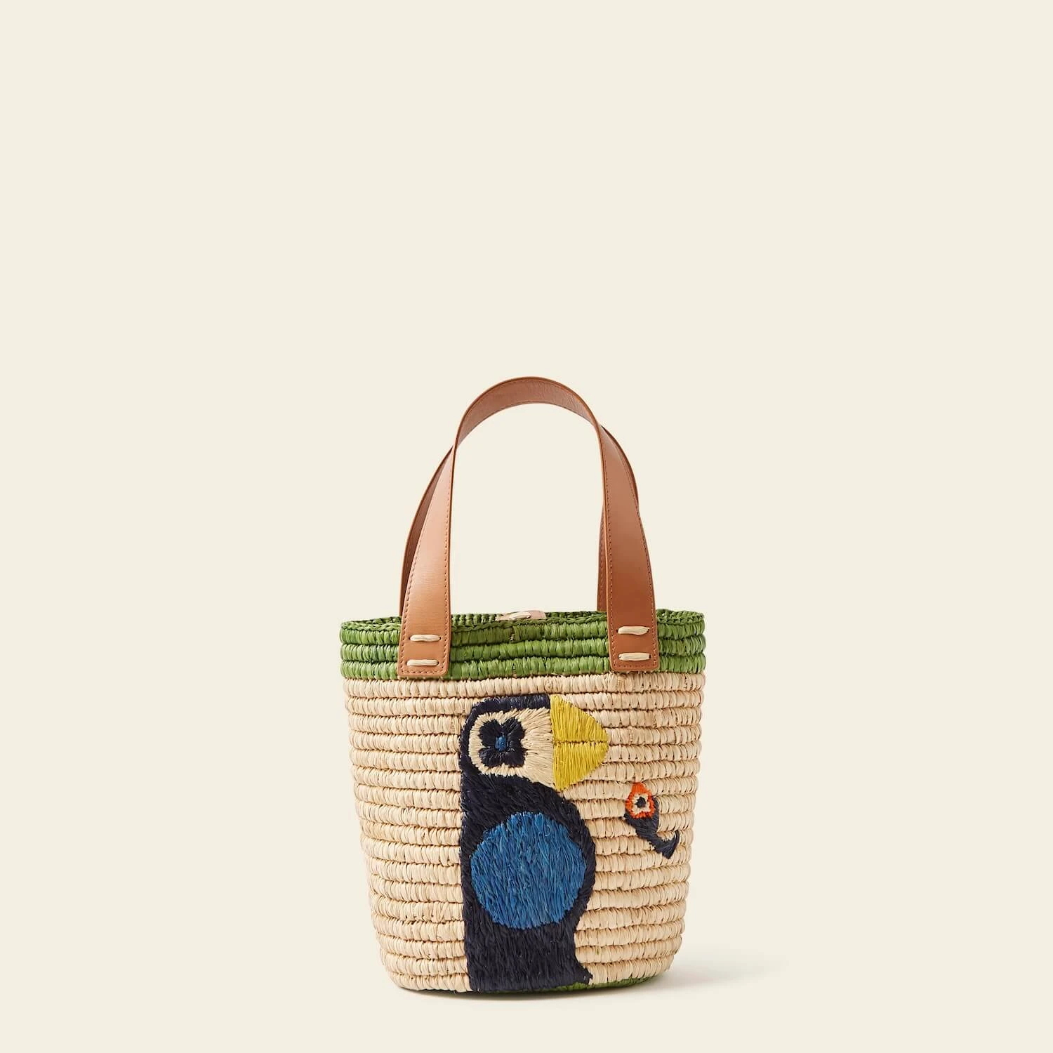 Sunday Mini Basket Bag - Puffin Green 1 Sunday Mini Basket Bag - Puffin Green
