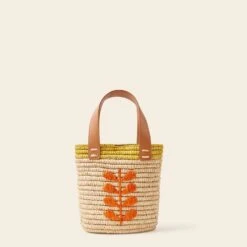 Sunday Mini Basket Bag - Bug Yellow -Home Furnishing Store 24SERAF886 7010 SundayMiniTote BugYellow3