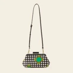Jenny D Clutch - Jewel Flower Polka Dot -Home Furnishing Store 24SESAT844 3420 JennyD CClutch JewelFlowerPolkaDot3
