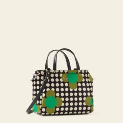 Concertina Crossbody Tote - Jewel Flower Polka Dot -Home Furnishing Store 24SESAT860 3420 ConcertinaCrossbodyTote JewelFlowerPolkaDot2