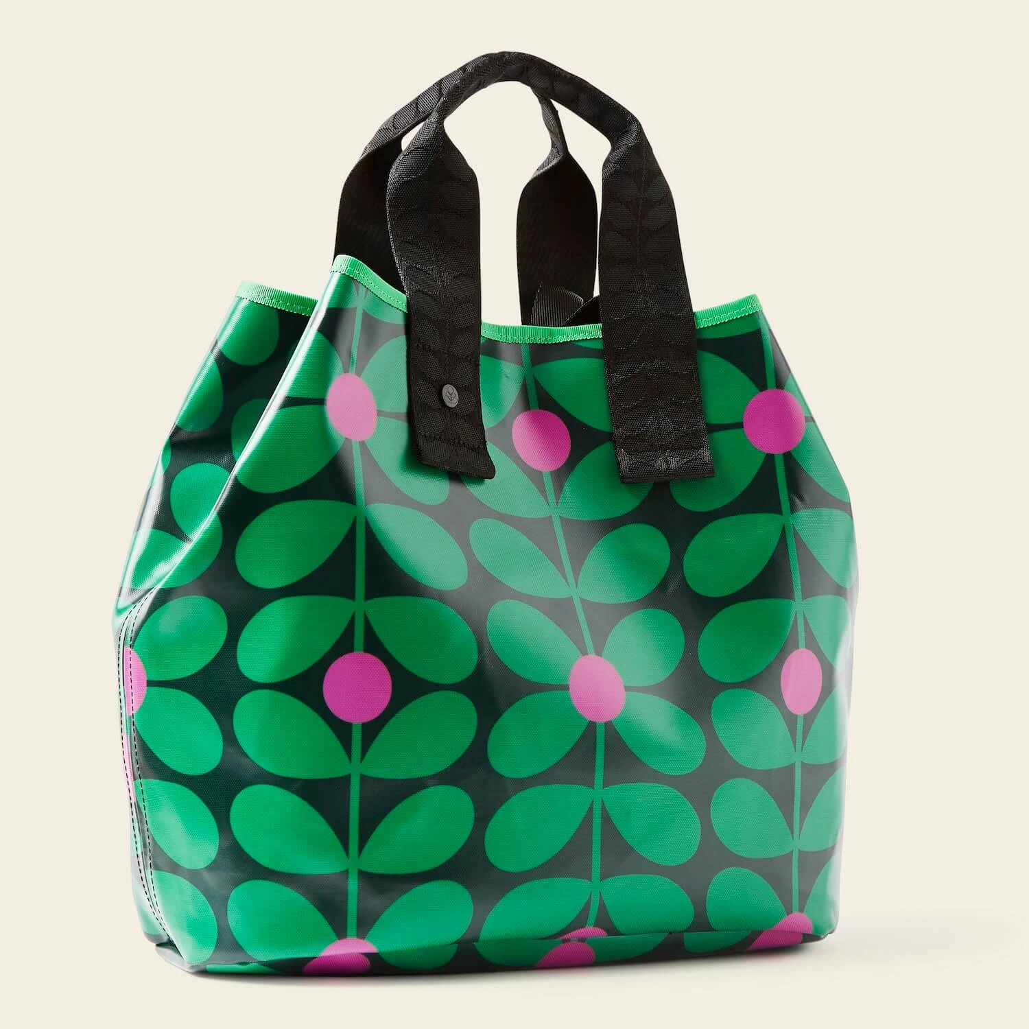 Carryall Large Tote - Sixties Stem Emerald 3 Carryall Large Tote - Sixties Stem Emerald - Image 3