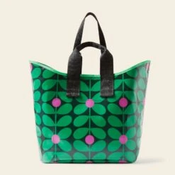 Carryall Large Tote - Sixties Stem Emerald 9 Carryall Large Tote - Sixties Stem Emerald -Home Furnishing Store 24SESIX204 3100CarryallLargeTote SixtiesStemEmerald3