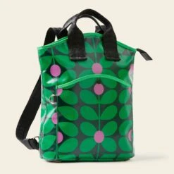 Carry Backpack - Sixties Stem Emerald -Home Furnishing Store 24SESIX876 3100CarryBackpack SixtiesStemEmerald2