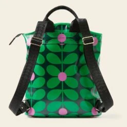 Carry Backpack - Sixties Stem Emerald -Home Furnishing Store 24SESIX876 3100CarryBackpack SixtiesStemEmerald3