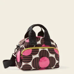 Radial Handbag - Striped Flower Azalea -Home Furnishing Store 24SESTF763 6730RadialHandbag StripedFlowerAzalea2
