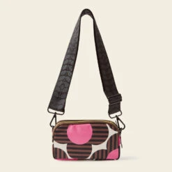 Tripod Crossbody - Striped Flower Azalea -Home Furnishing Store 24SESTF783 6730TripodCrossbody StripedFlowerAzalea3