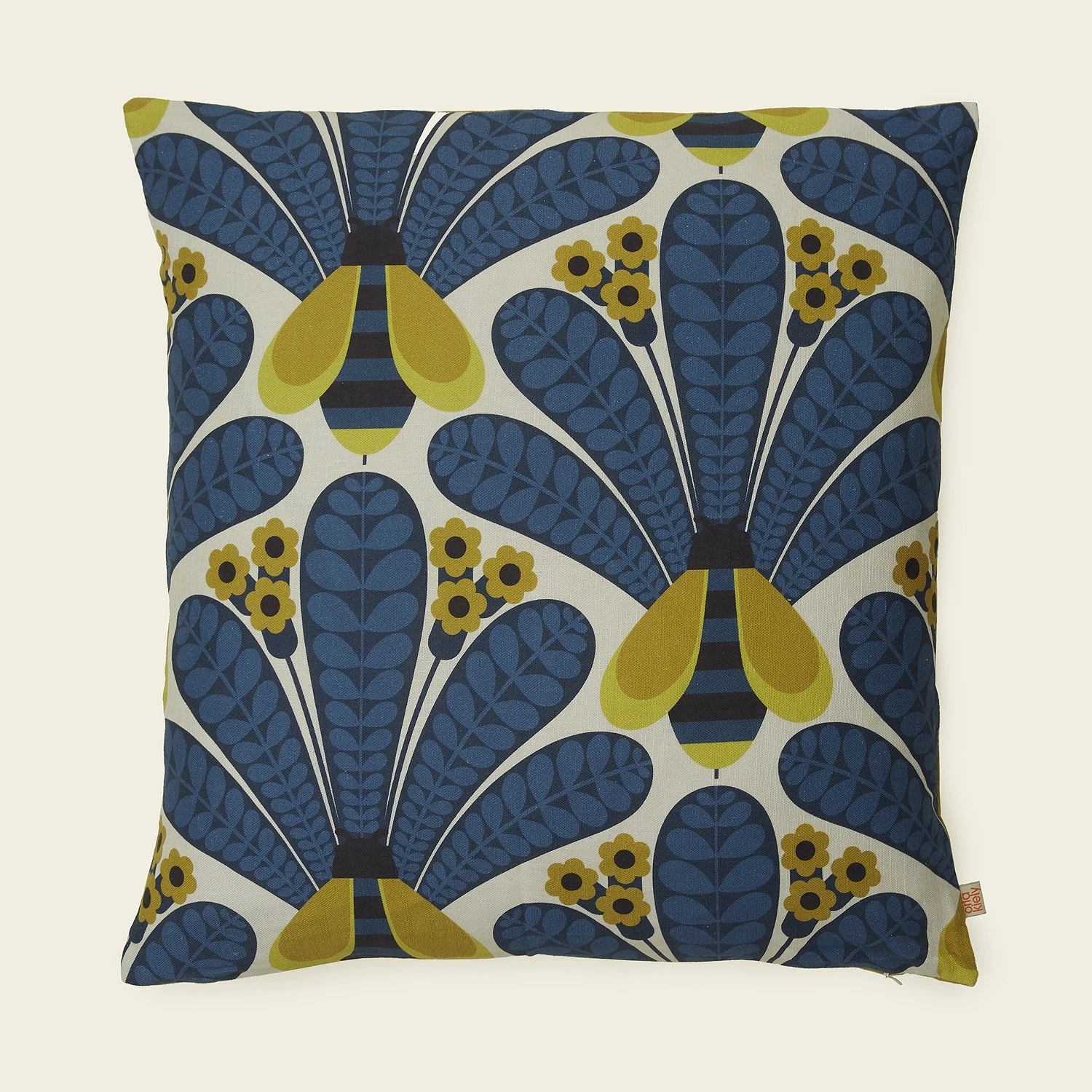 Honey Bee Cushion Navy 1 Honey Bee Cushion Navy