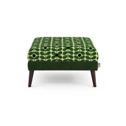Orla Kiely Flynn Velvet Footstool -Home Furnishing Store 947879 l 99 1