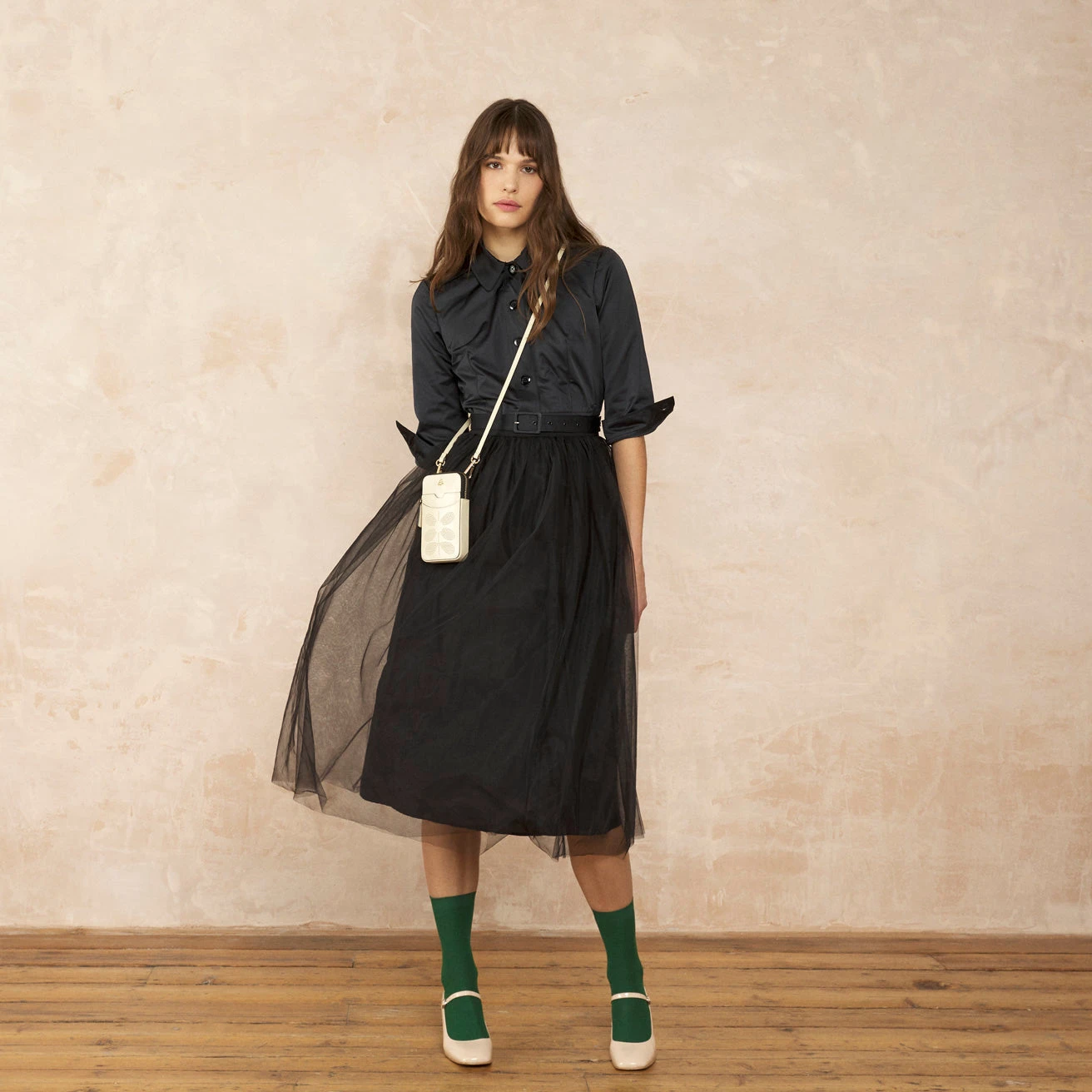 Ariel Phone Case - Cream Punched Flower 3 Ariel Phone Case - Cream Punched Flower - Image 3