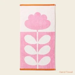 Cut Stem Towels Tulip/Paprika -Home Furnishing Store LabelledEDITEDCut Stem Tulip Paprika Hand Towel copy 1