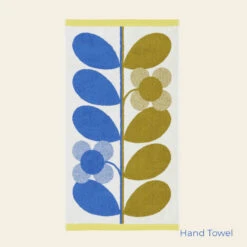 Stem Bloom Duo Towels Blue Fawn -Home Furnishing Store StemBloomDuoTowelsBlueFawn HandTowel