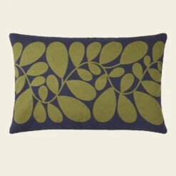 Sycamore Stripe Cushion Blue / Olive -Home Furnishing Store SycamoreStripeBlue Olive Reverse
