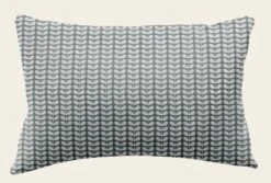 Tiny Stem Cool Grey Bed Linen -Home Furnishing Store Tiny Stem Light Cool Grey Pillowcase Cut Out