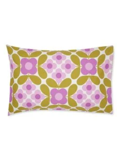 Orla Kiely Flower Tile 100% Cotton Duvet Cover  -Home Furnishing Store UWMR5 SQ3 0000000029 MULTI SLd