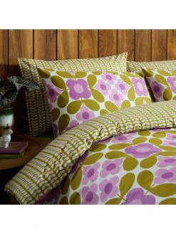 Orla Kiely Flower Tile 100% Cotton Duvet Cover  -Home Furnishing Store UWMR5 SQ6 0000000029 MULTI RSr1