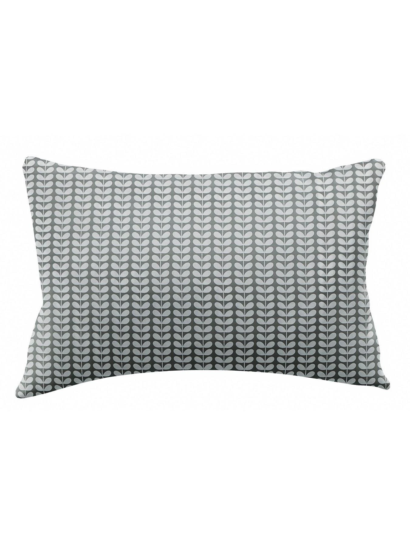 Orla Kiely Tiny Stem Duvet Cover - Cool Grey 3 Orla Kiely Tiny Stem Duvet Cover - Cool Grey - Image 3