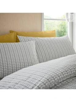 Orla Kiely Tiny Stem Duvet Cover - Cool Grey 8 Orla Kiely Tiny Stem Duvet Cover - Cool Grey -Home Furnishing Store UWMRH SQ4 0000000005 GREY SLd1
