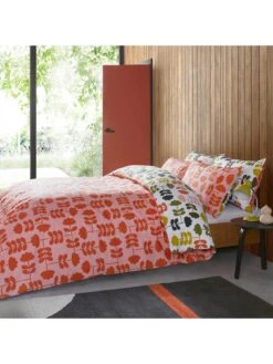 Orla Kiely Cut Stem 100% Cotton Duvet Cover Set 14 Orla Kiely Cut Stem 100% Cotton Duvet Cover Set -Home Furnishing Store V83PT SQ7 0000000029 MULTI RSr1
