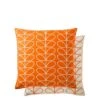 Orla Kiely Small Linear Stem Cushion - Persimmon