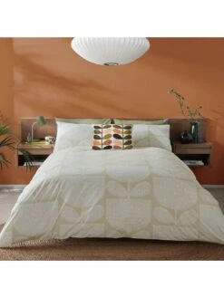 Orla Kiely Block Garden 100% Cotton Duvet Cover Set