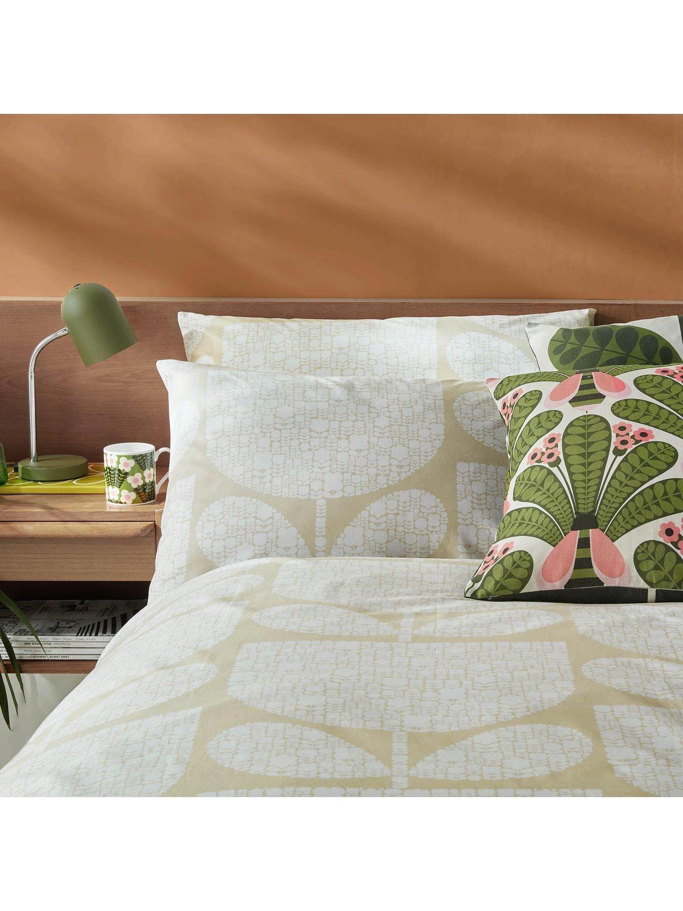 Orla Kiely Block Garden 100% Cotton Duvet Cover Set 4 Orla Kiely Block Garden 100% Cotton Duvet Cover Set - Image 4